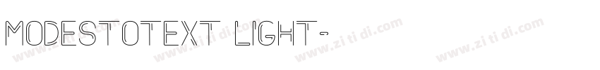 modestotext light字体转换 modestotext light字体转换